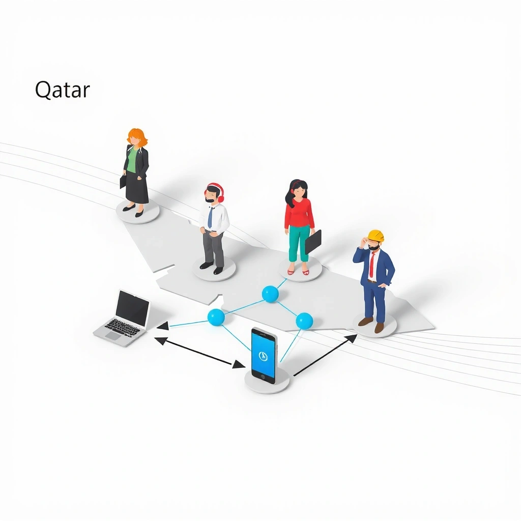 Customer support and network coverage illustration